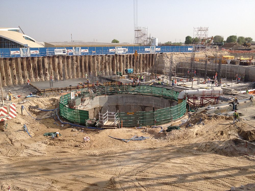 Shafts, Tunnels & Pipelines - Pearl Diving Pool Shaft, Dubai