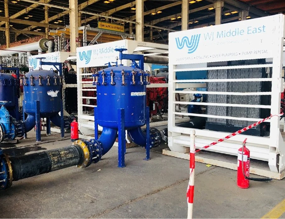 Pipeline Flushing - Pumps and Pipes used for pipeline flushing